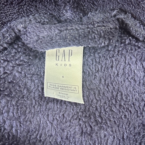 Cozy Navy Kids Robe - Picture 2 of 5